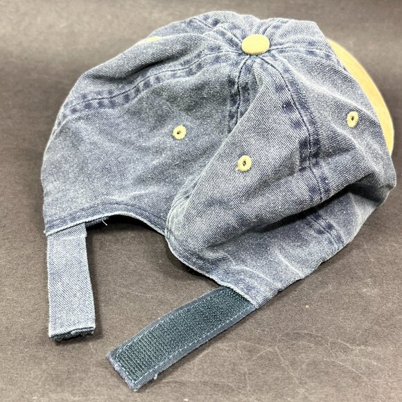 Siesta Key Florida Strap Back Hat Cap Distinctive Blue Distressed Souvenir Mens - Picture 12 of 12